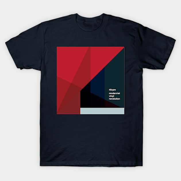 Modernist Vinyl Revolution T-Shirt by modernistdesign